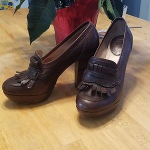 Frye oxford platforms